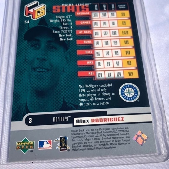 1999 Alex Rodriguez upper deck hologram card
Open to reasonable offers - Picture 9 of 14